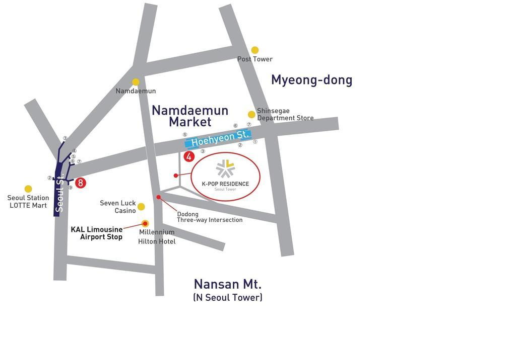 K-Pop Hotel Seoul Tower חדר תמונה